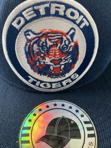 DETROIT TIGERS Vintage Throwback 1984 Logo Trucker Snapback Baseball Cap Hat NEW - Picture 2 of 6