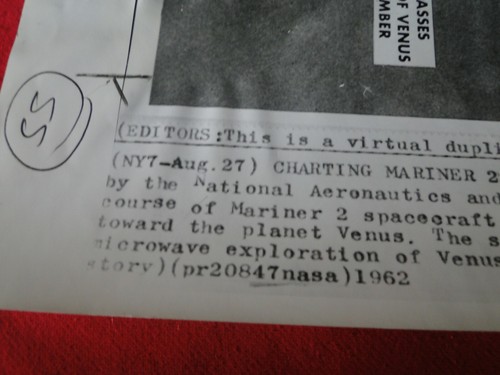 Vintage NASA Space News Photo Charting Mariner 2 Trip to Venus 1962 - Picture 7 of 12