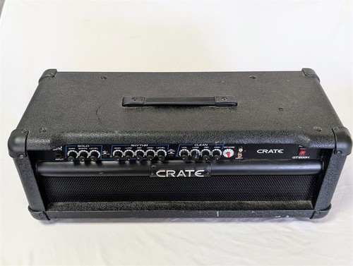 Crate GT1200H 3-Channel 120-Watt Solid State Guitar Amp Head - Works Great!