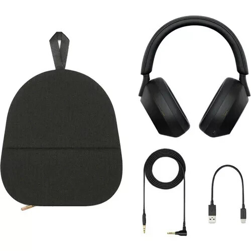 Sony WH-1000XM5 Wireless Noise Cancelling Kopfhörer - Schwarz - Bild 8 von 8
