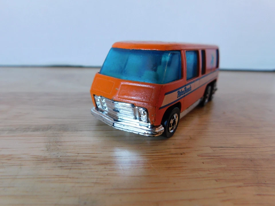 Винтажный Hot Wheels 1976 Palm Beach оранжевый GMC автодом черный стены изящный, 2/77 - Изображение 3 из 4