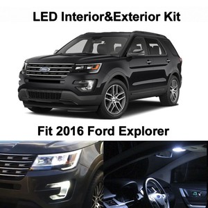 Details About 14x White Led Interior Bulbs Fog Reverse Tag Lights For 2016 2017 Ford Explorer