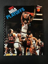 Vintage 1983 NBA Playoffs New York Knicks Stats-Bill Cartwright Stats Book GC!