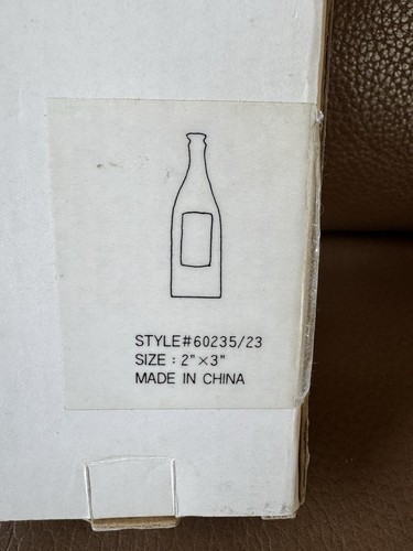 Marco de fotos de botella de champán plateado ~ Nuevo ~ 8”x2,5” ~ Tiene capacidad para foto de 2”x3” - Imagen 9 de 10