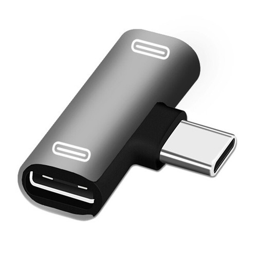 Dual USB Type C Headphone Aux Adapter Splitter Audio Charging Connec Y# - Photo 6 sur 16