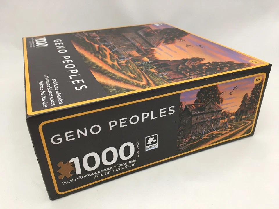 Geno Peoples 1000 шт. головоломка — «Задняя кость Америки» — новая - Изображение 3 из 4