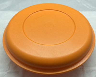 TUPPERWARE Orange DIVIDED SERVING CENTER/VEGGIE RELISH TRAY (1708/1709/1229) NEW