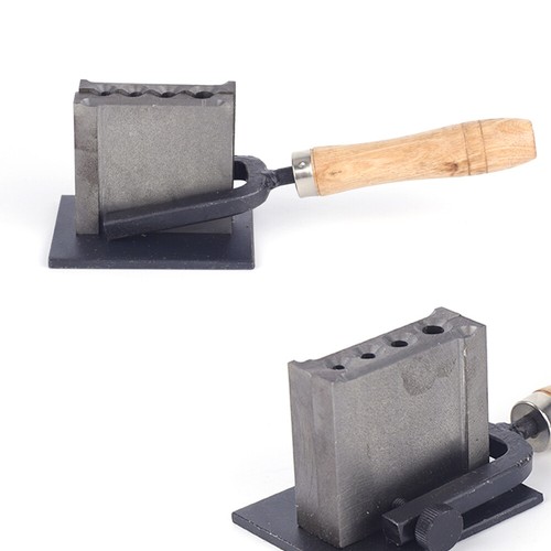 Gold Silver Casting Melting cast iron Ingot Mold Reversible Refining For Jewelry - Picture 8 of 9