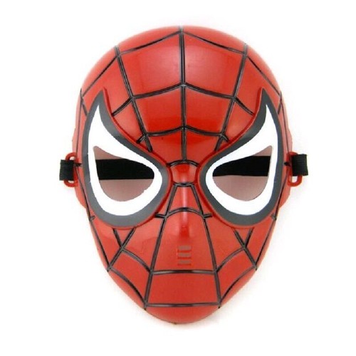Máscaras LED de superhéroes Spiderman Ironman Capitán América Batman Hulk máscara de plástico - Imagen 3 de 8