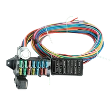 12-14 Circuit Universal Wiring Harness Muscle Car Hot Rod Street Rod XL Wires