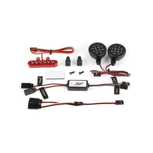 Fanale faretto lato freno coda posteriore rosso CNC per 1/5 RC HPI Rovan BAJA 5B 5T 5SC - Foto 3 di 9
