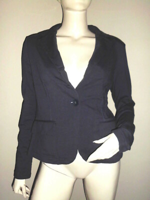 CHAUDE ET DOUCE VESTE BLAZER FEMME DIDI BLEU NUIT/PETROLE POCHE
