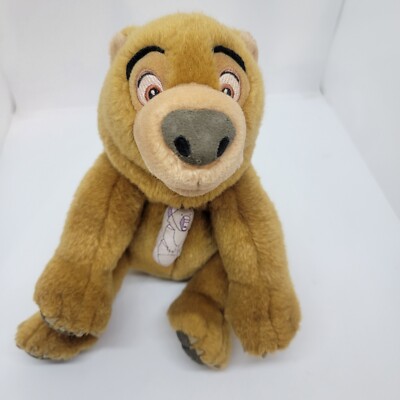 Disney Kenai Plush Stuffed Brother Bear Movie 9” With Necklace
