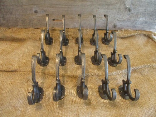 15 EDWARDIAN HAKEN MANTEL MÜTZENSTÄNDER NEU VINTAGE LOOK VIKTORIANISCHES METALL EISEN AUFBEWAHRUNG - Bild 2 von 7