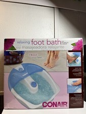Conair Bubbling Foot Spa Massage Bath with Heat  Bubbles Relaxing Foot Bath