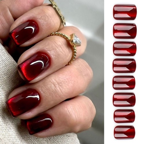 French False Nails Long Square Nail Tips Fashion Fake Nials DIY
