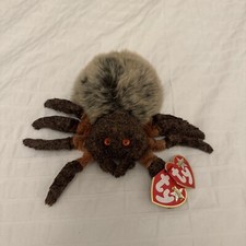 RARE TY BEANIE BABY HAIRY SPIDER - MINT CONDITION - WITH DOUBLE TAGS