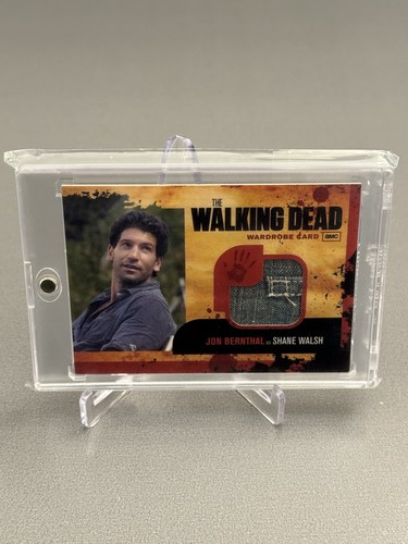 2011 Cryptozoic Walking Dead Wardrobe Jon Bernthal Shane Walsh STITCHING VARIANT - Picture 1 of 2