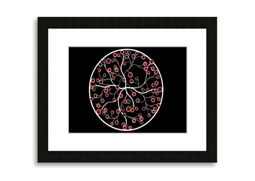 Circle of Life rot On schwarz Contemporary Prints 04448 Framed Print Circle of Life rot On schwarz Contemporary Prints 04448 Framed Print