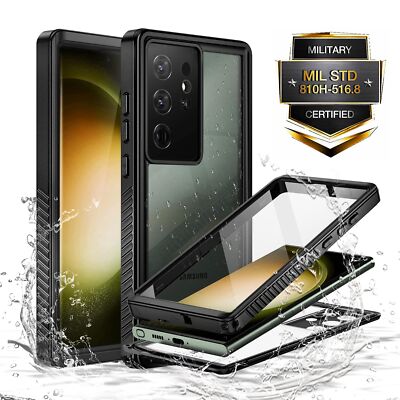 Waterproof Case For Samsung Galaxy S26 Ultra S25 FE S24 S23 S22 Screen Protector