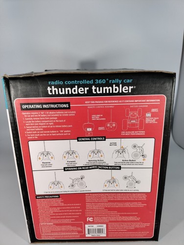 The BLACK Series thunder Tumbler radio controller 360* rally car-New - Picture 5 of 6