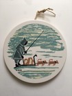 DECORATIVE HANGING PLAQUE - SLED DOGS