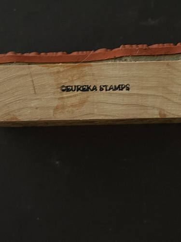 Sorry You Have Not Been Feeling Well Sentiment Word Phrase Wood Rubber Stamp - Picture 3 of 4