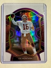 K169,630 - 2020 Select Prizm Purple Die Cut #19 Joe Montana