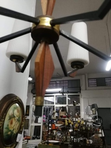 STILNOVO DESIGN SVEDESE ANNI 70 6 LUCI - Foto 2 di 4