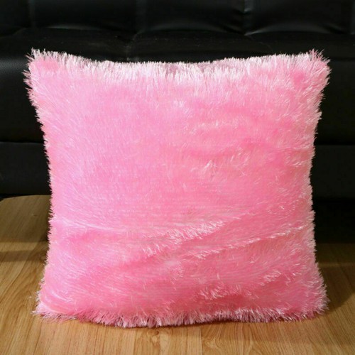 Fluffy Fur Plush Pillow Case Shaggy Home Sofa Decor Soft Cushion Cover Throw ## - Picture 18 of 55