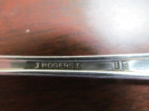 IS GARLAND RAPTURE 4 forchette per insalata Rogers posate vintage placcato argento lotto C - Foto 4 di 5