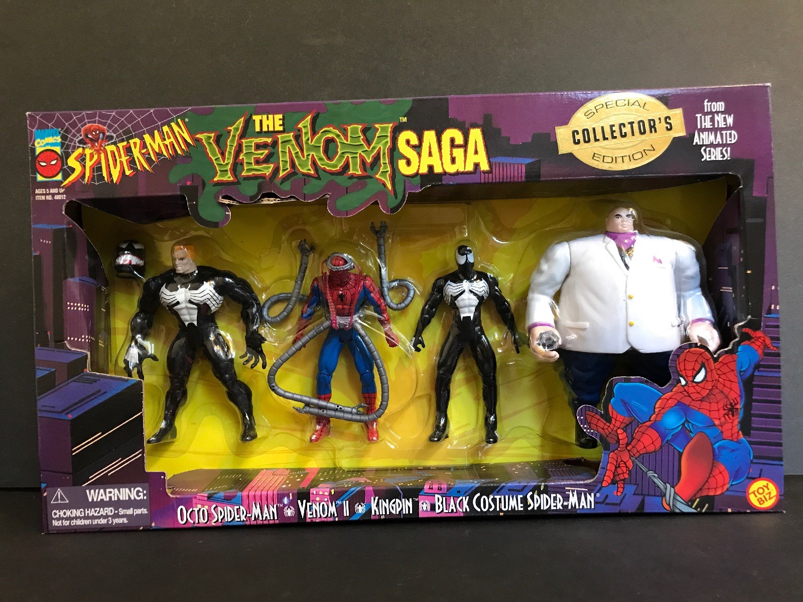 1996 SPIDERMAN The Venom Saga NIP FREE SHIPPING 1996 SPIDERMAN The Venom Saga NIP FREE SHIPPING