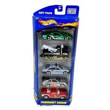 2000 Hot Wheels Powershift Garage 5 Car Gift Pack #25368