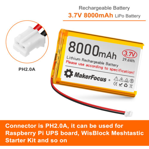 2 x 126090-8000mah mobiler Power-Tablet-Computer 3,7 V Polymer-Lithium-Akku - Bild 2 von 9