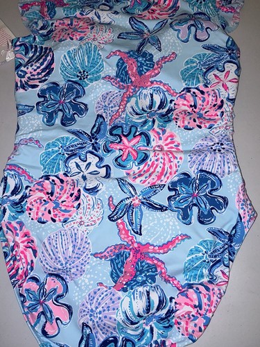 Lilly Pulitzer NWT Jossette One-Piece Swimsuit Bahamas Beachcomber 🆕 Size 14,16 - Picture 12 of 24