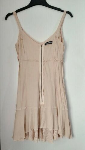 AUTÉNTICO Vestido Dolce&Gabbana Vintage Rosa Polvo Encaje IT 38 - Imagen 6 de 12