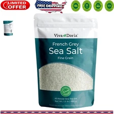 Mineral-Packed Sel Gris Sea Salt, 1.5 lb - Enhance Your Culinary Creations