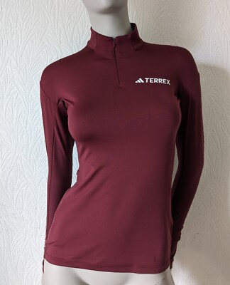 Adidas TERREX Longsleeve Half-Zip Top Run, Hike Damen XS