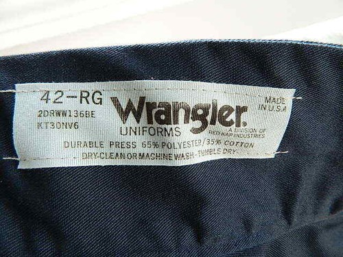 Abrigo GM Willow Run Plant Wrangler Largo Azul Oscuro Tienda\Lab Talla 42R EE. UU. - Imagen 5 de 5