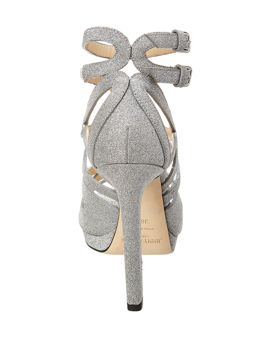 Jimmy Jimmy Jimmy Choo Leo 120 Glitter Leather Platform Sandal bb8e43 Jimmy Jimmy Jimmy Choo Leo 120 Glitter Leather Platform Sandal bb8e43