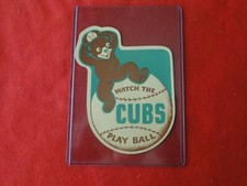 Vintage 1937 Chicago Cubs Baseball Team Home Schedule Sticker/Decal