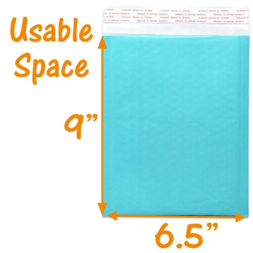 4x8, 6x10 Aqua Kraft Blasenversender, NEU gepolstert Versand Post Umschläge 4x7, 6x9 - Bild 26 von 43
