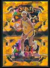 Lexie Brown 2024 Panini Select WNBA Concourse Gold Ice Prizm #67 /10