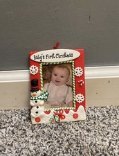 Babys First Christmas Photo Frame 6.7cmx9.2cm