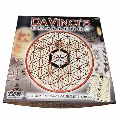 DaVinci's Challenge The Ancient Game of Secret Symbols - Briarpatch Open Box