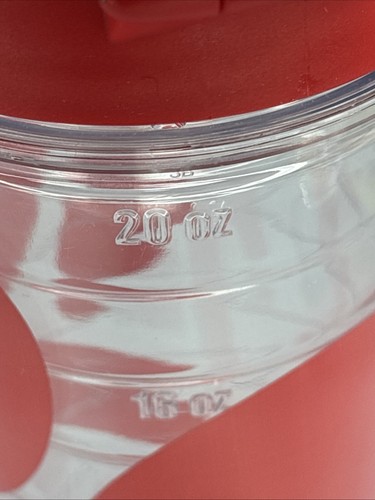 Botella Vaso de Viaje CHICK-FIL-A Raro Tervis 20 OZ Rojo Tapa Abatible CFA Regalo - Imagen 2 de 6