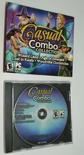 Casual Combo Collection (PC, 2011) cd-rom wizard land age emeralds lost reels 
