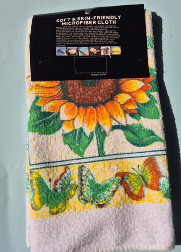 12pcs Microfibre Tea Towel Printed cleaning Towels Multipurpose 40 x 60cm BULK - Picture 12 of 18