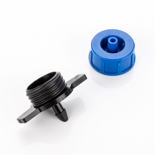 100x Micro Dripper Mini Tropfer Garten Bewässerung druckreguliert blau 2L/h - Bild 3 von 7