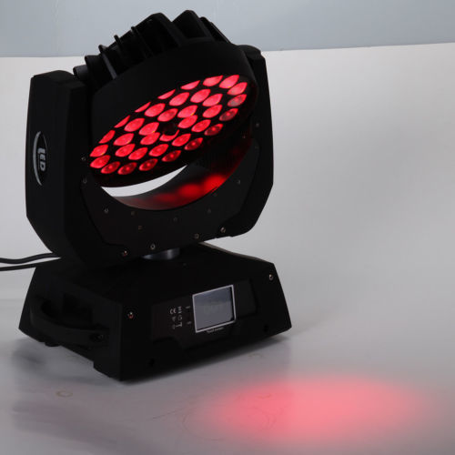 6-Color 36x LED Wash 18W Moving Head RGBWA UV with Zoom & Touch Control - Picture 3 of 3